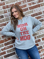 Load image into Gallery viewer, High on the Hog Sweatshirt in Grey

