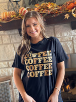 Load image into Gallery viewer, Coffee Tee in Black
