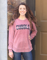 Load image into Gallery viewer, Cuddle Weather Fleece in Maroon
