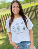 Load image into Gallery viewer, Wildflowers Tee in White
