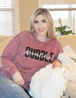 Load image into Gallery viewer, Cuddle Weather Fleece in Maroon
